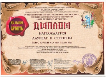 Мисюченко Ангелина